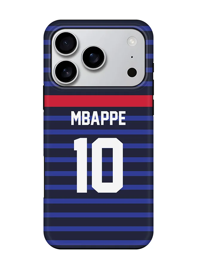 Stylizedd Magnetic Protective Case for 17 Pro Dual Layer Hybrid PC and TPU Matte Finish Football France Design (17 Pro) 0o8ig