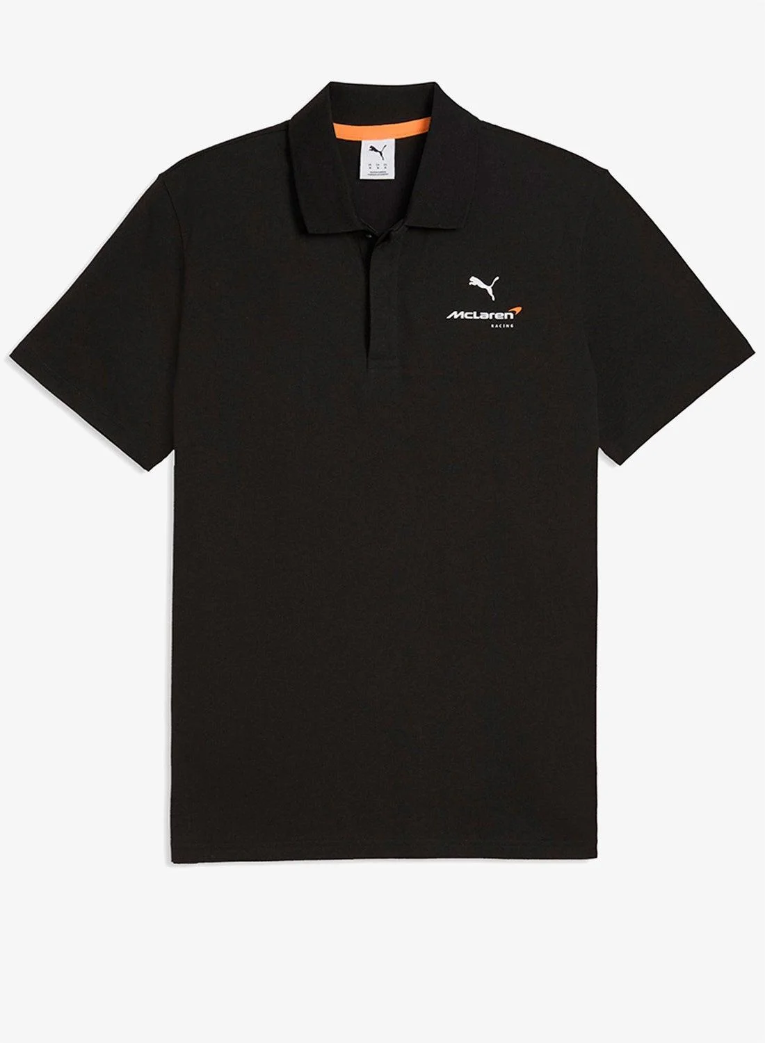 Premium Sport Polo Shirt Small Logo Breathable Cotton Casual Wear for Men (Black, Large) dgi9j