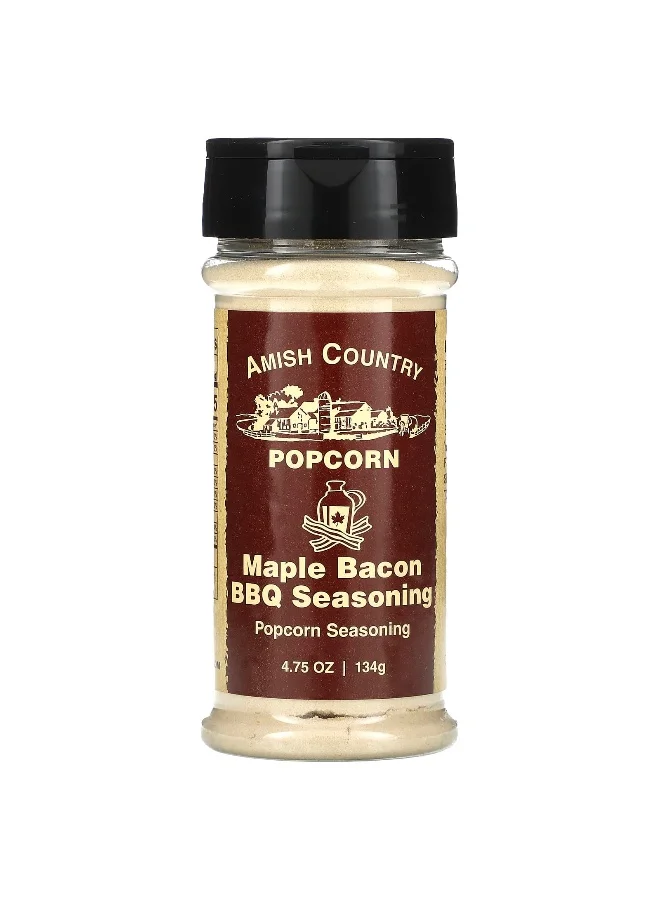 Amish Country Popcorn Seasoning, Maple Bacon BBQ Gourmet Flavoring (134 g) tgrsw