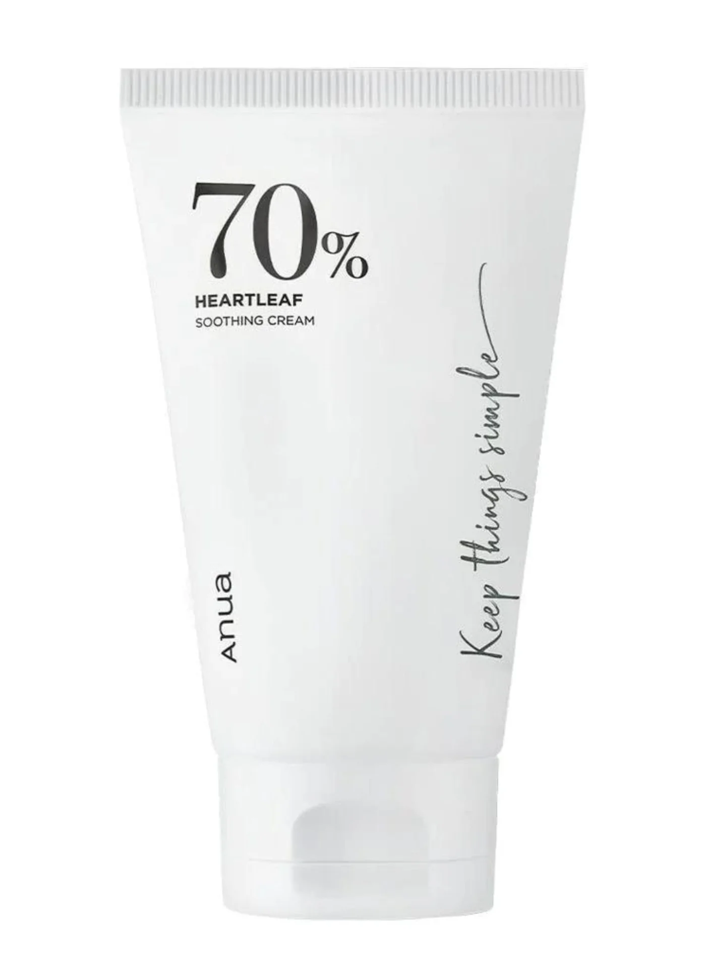 Anua Heartleaf 70% Soothing Cream Premium Moisturizer with Natural Extract for Intense Hydration and Calming (100 mL) 2ipth