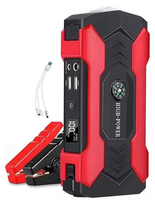 SMARTX Portable Car Jump Starter 28000mAh Emergency Battery Booster with LED Light (12V, 200W) dx2ak