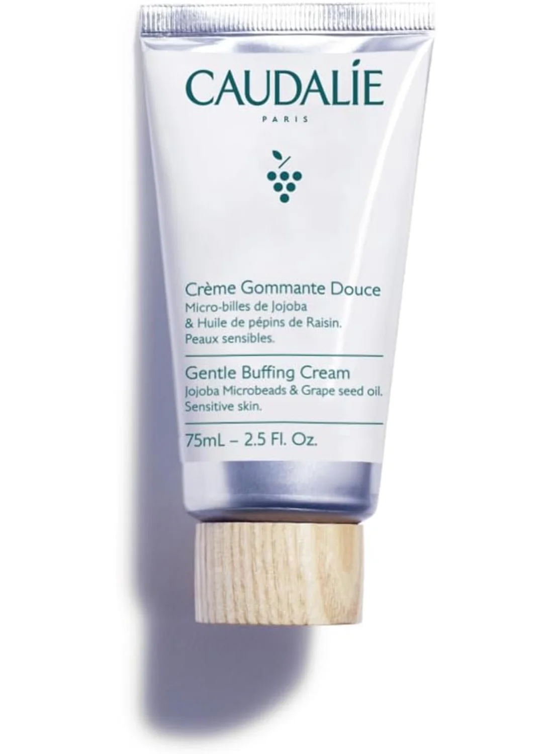 Caudalie Gentle Buffing Cream Exfoliating Face Scrub for Sensitive Skin (75 mL) fpp82