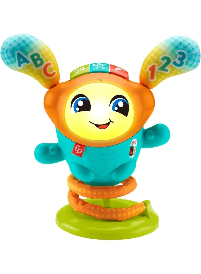 Interactive Musical Learning Toy for Toddlers with Motorized Bouncing Action and Light-Up Features (1 Unit) mm3on