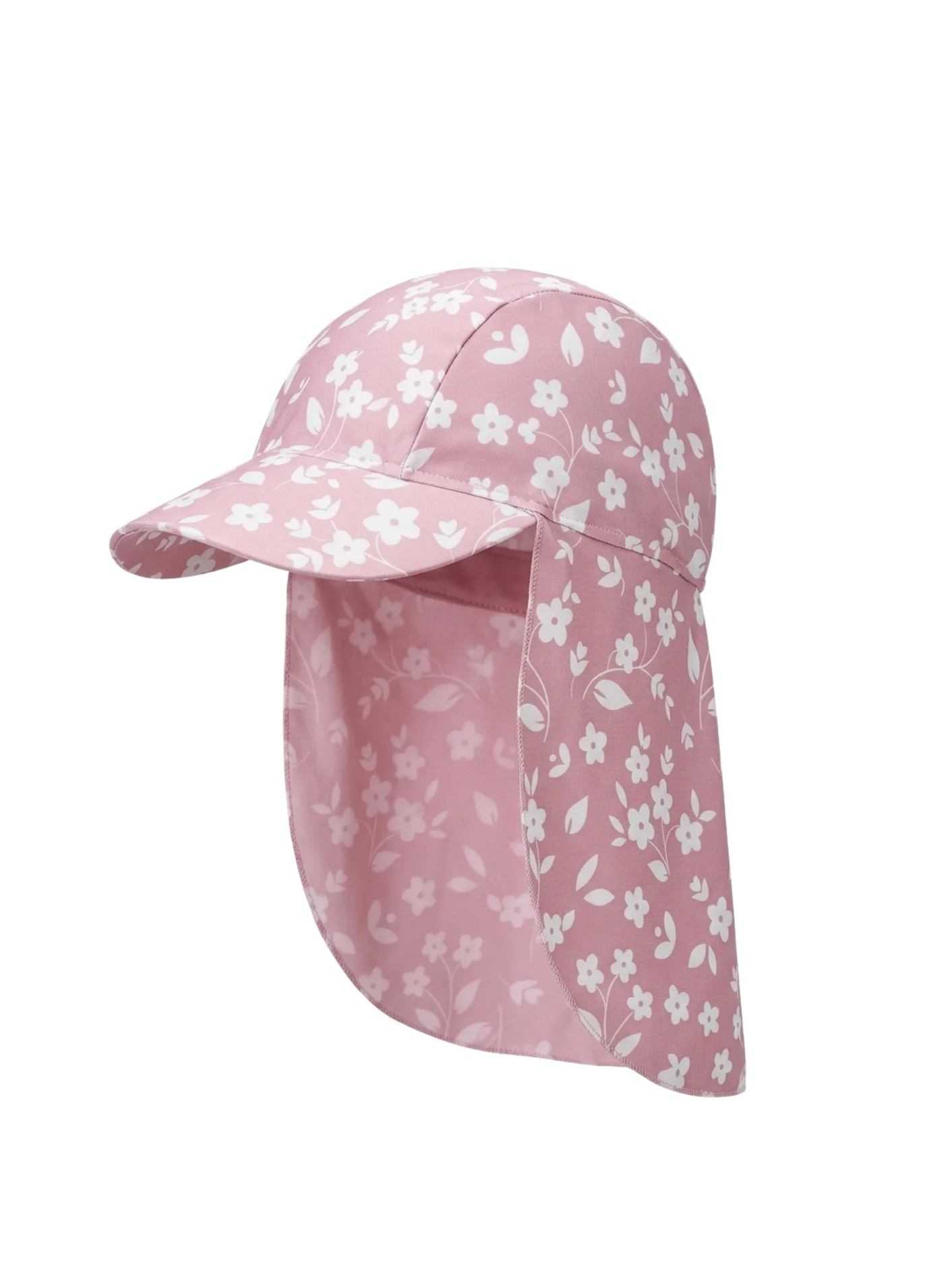 Slipstop Rose Flower Junior Sun Hat Premium Lightweight Breathable Summer Accessory for Kids (Floral, One Size) r6nbi