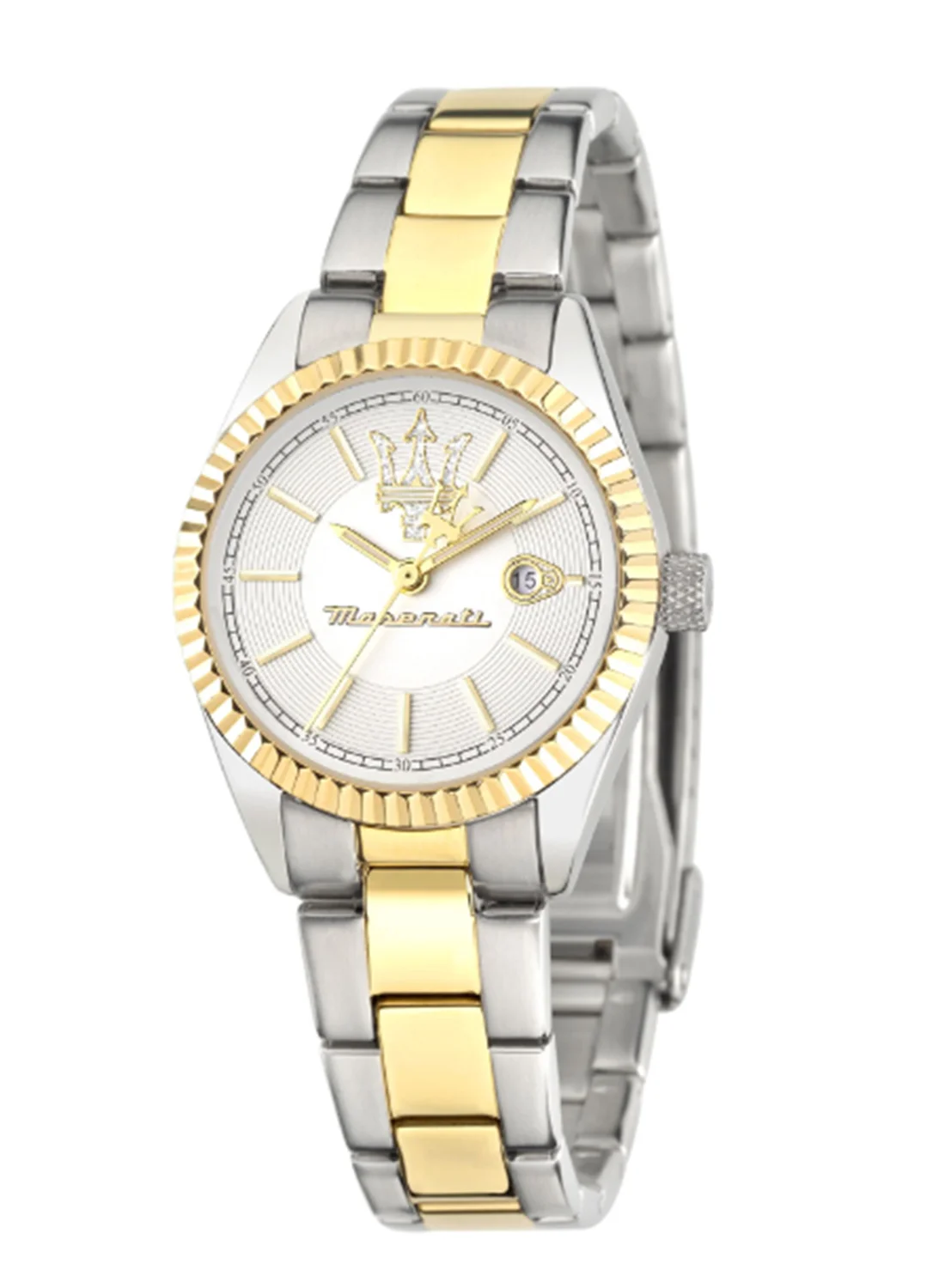 Premium Women's Multi-Dial Stainless Steel Watch Gold and Silver Tone (31mm) rsdil