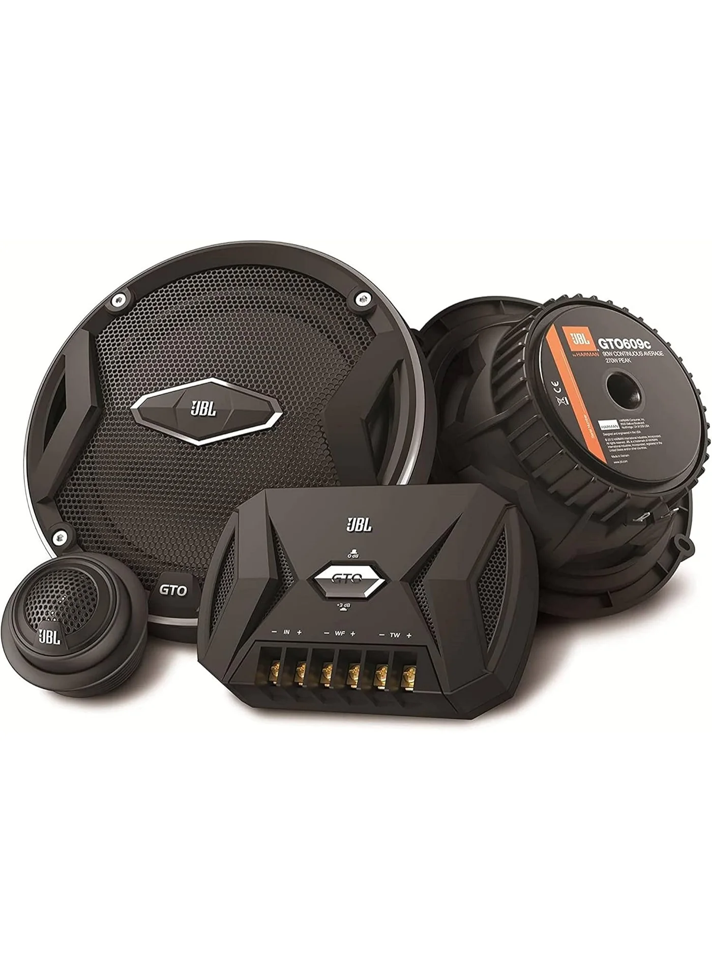 Premium Audio Component Car Speakers (6.5-Inch, Aluminum) High-Fidelity Sound System for Vehicles r9m8b