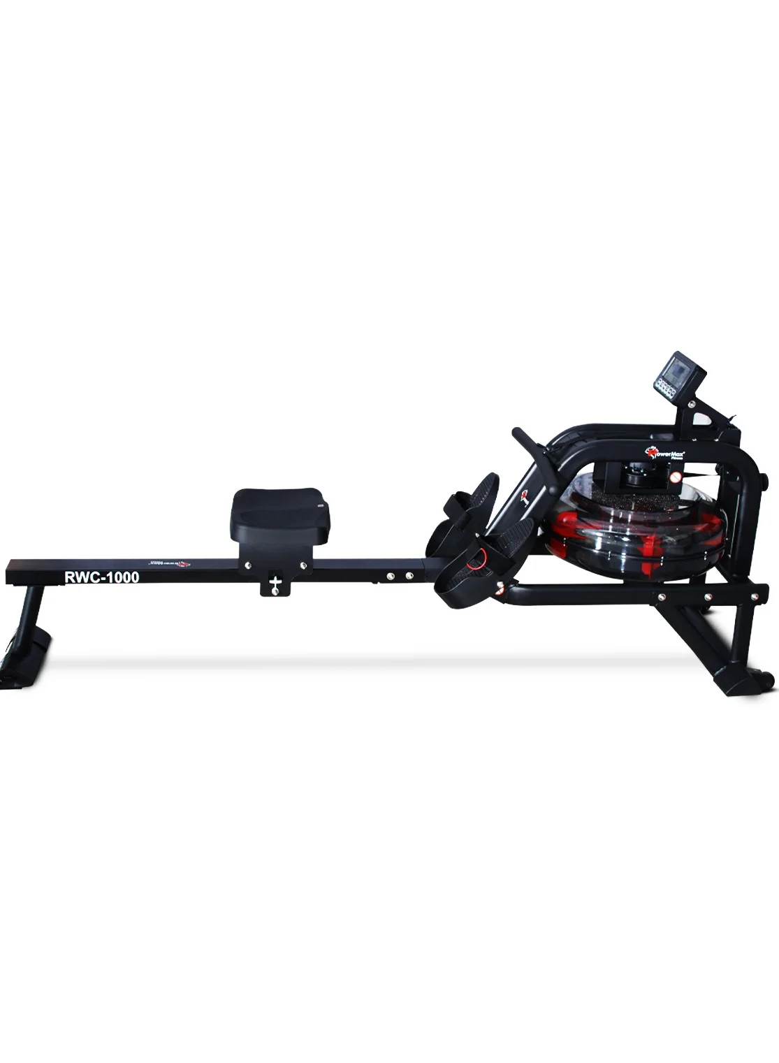 Premium Water Rowing Machine with Digital Display and 8 Resistance Levels (Alloy, 135kg Capacity) lxfsc