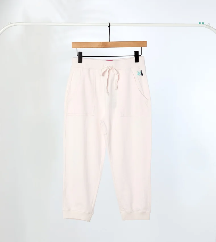 Beverly Hills Polo Club Regular Fit Capri Joggers Premium Cotton Blend Casual Lounge Pants for Women (Medium) 1b6hr