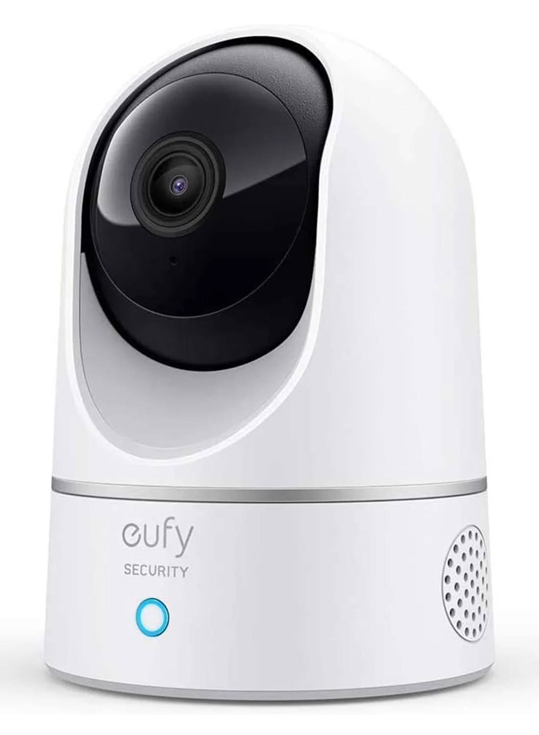 Premium 2K Indoor Security Camera Pan & Tilt with AI Motion Tracking and Night Vision (White, 1 Unit) dv6wg