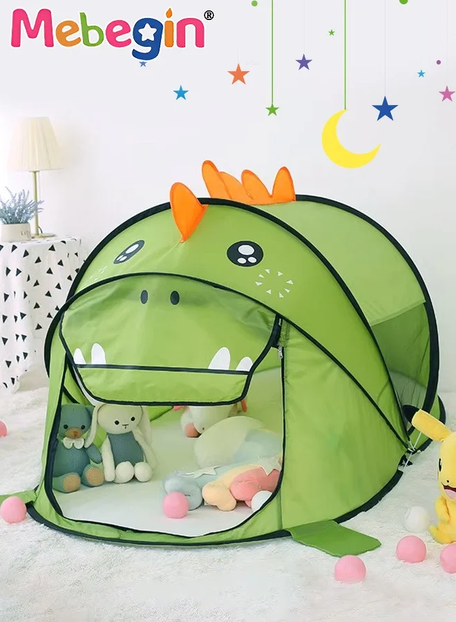 MEBEGIN Dinosaur Pop Up Tent Portable Playhouse for Kids (185x85x100cm) lgdo0