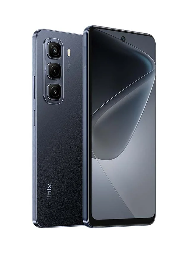 Infinix Hot 50 Smartphone 128GB 16GB RAM (8GB+8GB) 4G Dual SIM Sleek Black (6.78-inch) 7xo2i