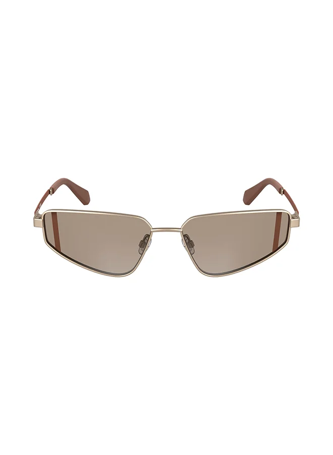 Premium Full Rim Metal Sunglasses for Women (Matte Rose Gold, 57mm) 99kqs