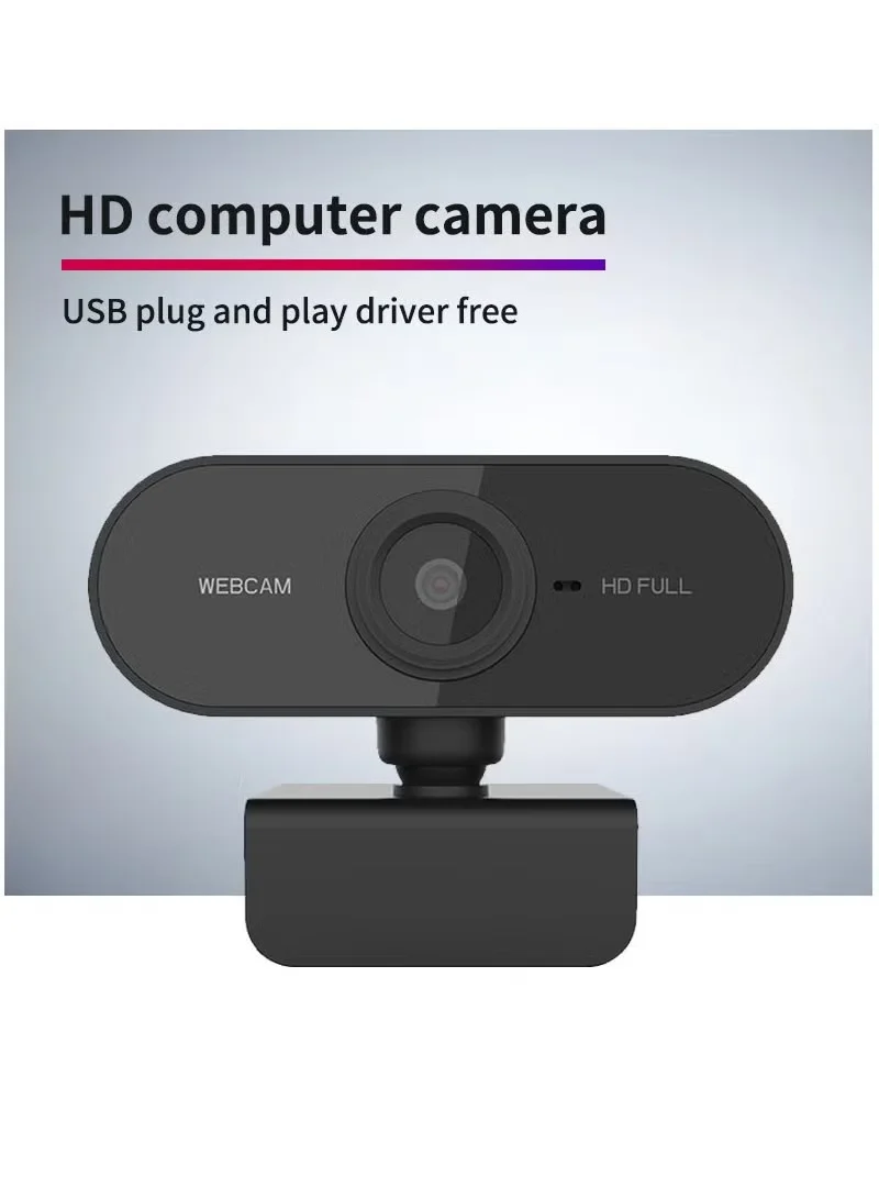 ZetRA 1080P Full HD Computer Webcam with Built-in Microphone USB Plug and Play Conference Camera for Professional Video Calls u3ejj