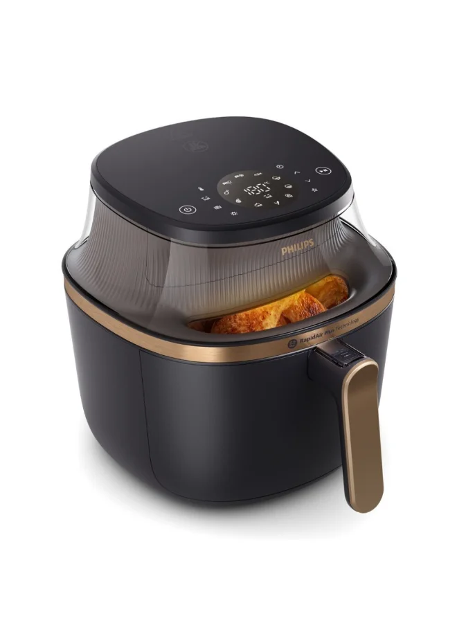 Professional 3000 Series Air Fryer with Viewing Window and 16 Cooking Functions (Black, 7.2 L) rsqn0