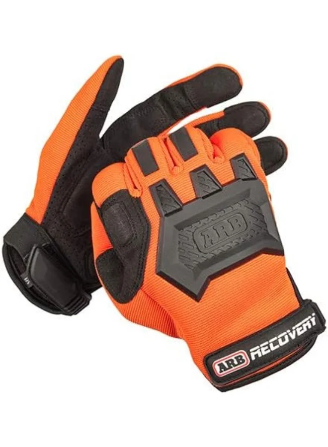 Premium Recovery Gloves Heavy-Duty Protective Gear for Off-Road and Automotive Maintenance (Synthetic, One Size) si1wj