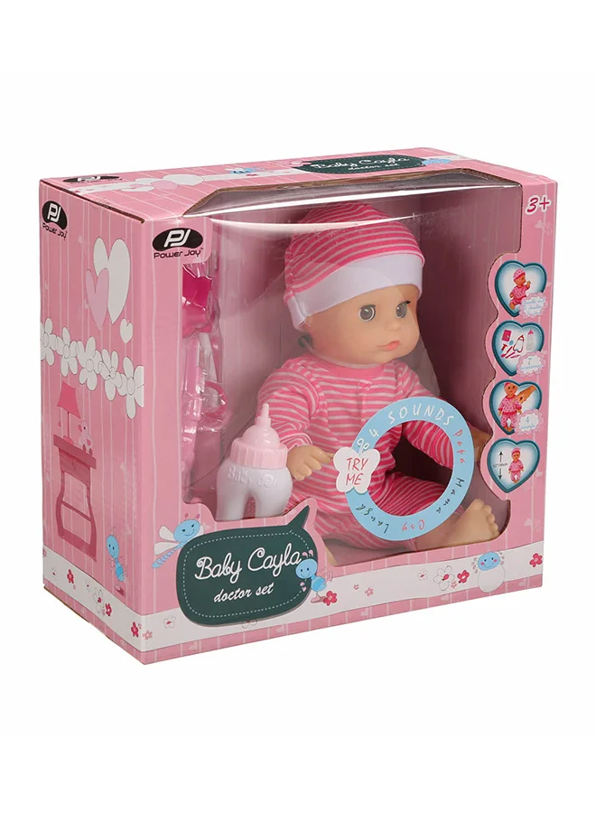 Power Joy Kids Doctor Play Set Interactive Medical Toy Kit (Plastic, 1 Piece) 2nih3