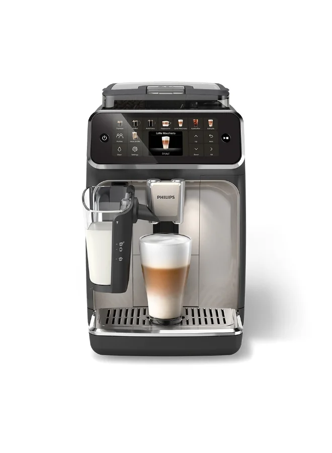Professional Fully Automatic Espresso Machine, 20 Hot and Iced Coffee Recipes, 1500W High-Performance Coffee Maker (Black, 1.8 L) ielkd
