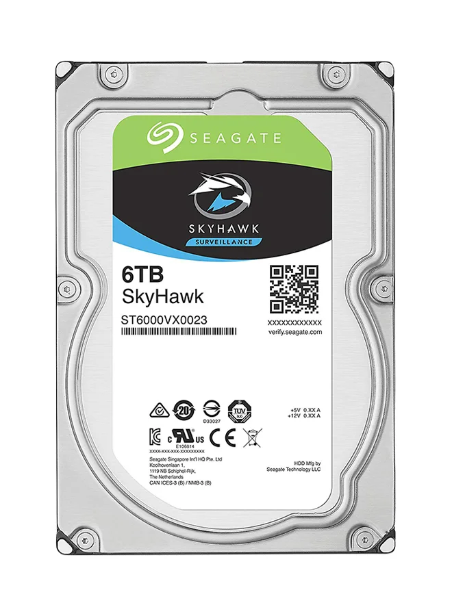 Premium Surveillance Internal Hard Drive 6TB SATA 3.5-Inch High-Performance Storage for Security Systems a3oj5