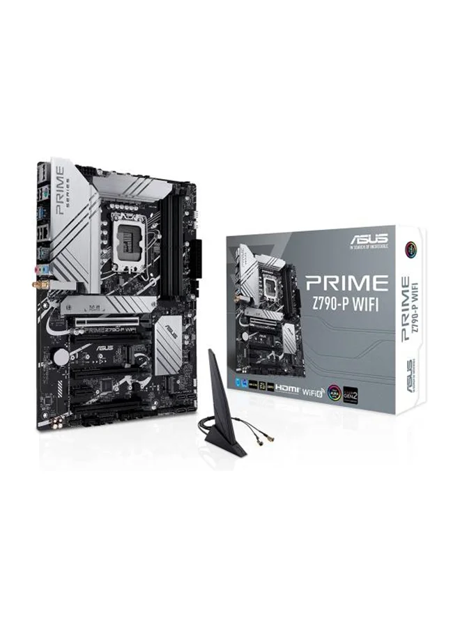 Premium Z790-P WiFi ATX Motherboard LGA1700 Socket PCIe 5.0 DDR5 Support (Black, ATX) 4qi7b