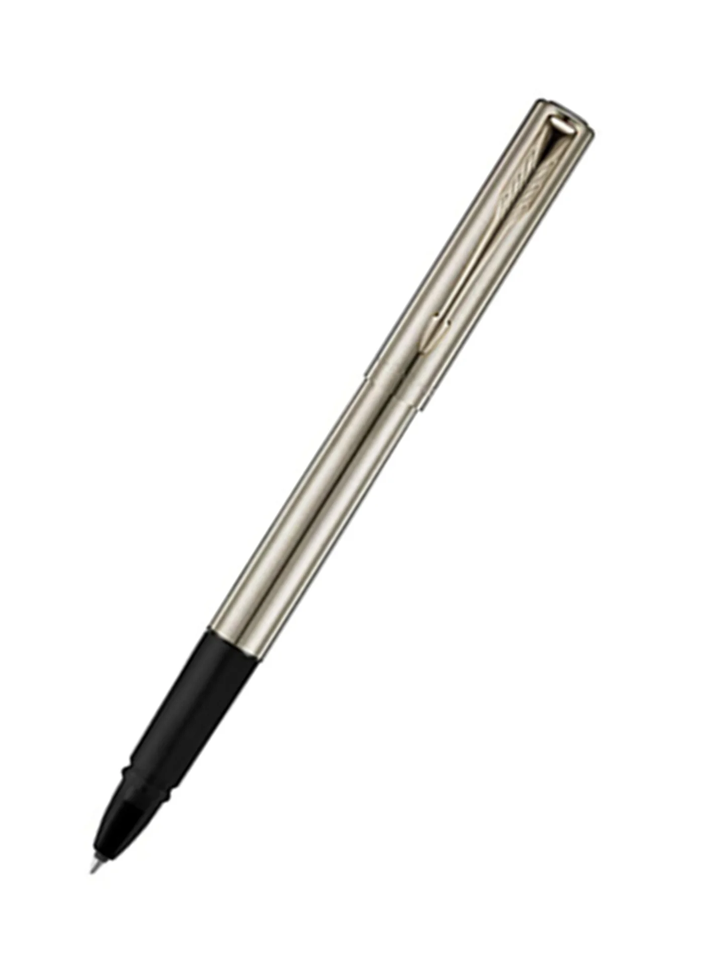 Vector XL Rollerball Pen Fine Tip Stainless Steel with Chrome Trim (Black Ink, 0.5 mm) yo5sk