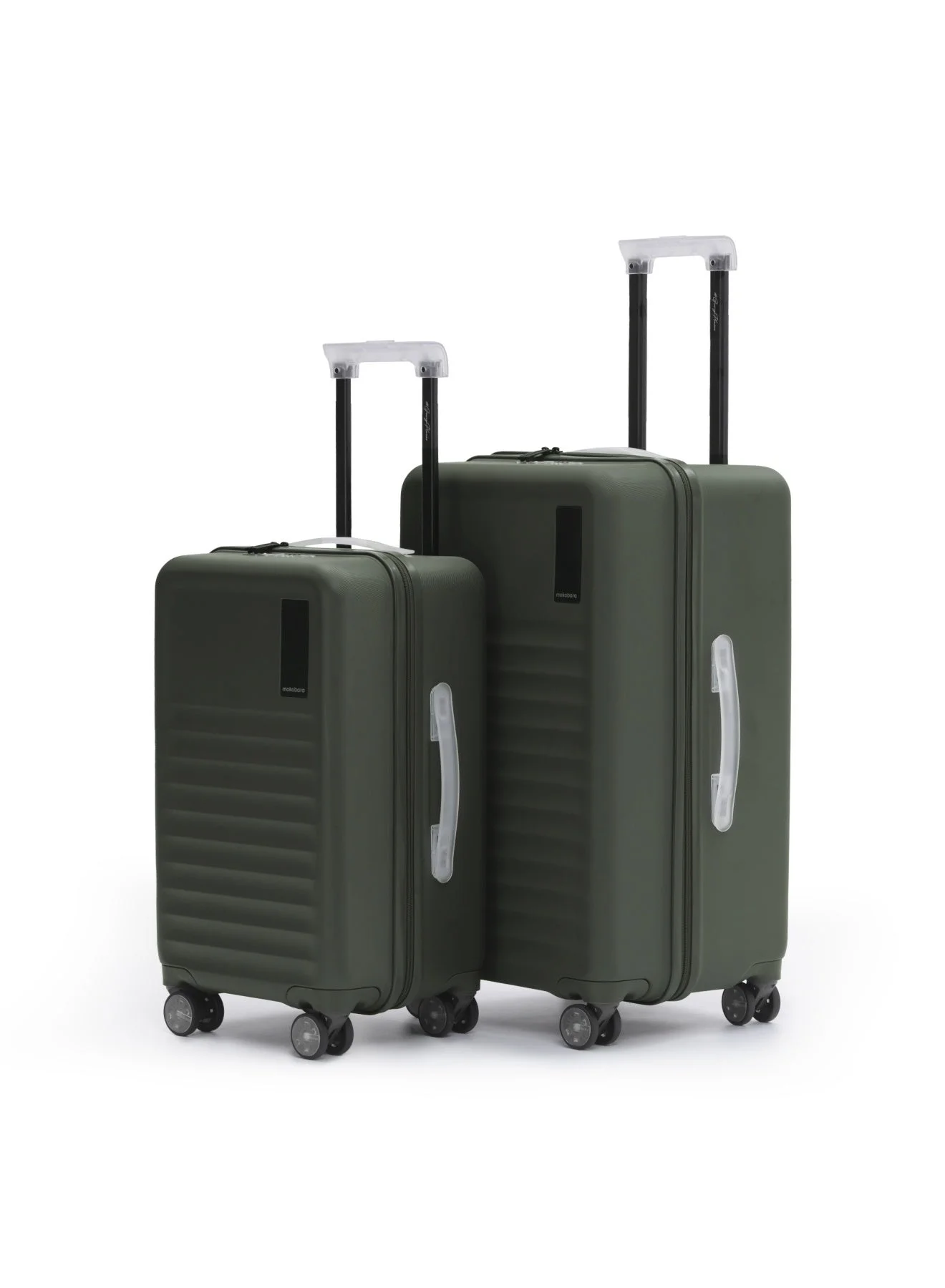 Premium Hardshell Luggage Set 2-Piece Trunk Suitcase with TSA Lock and Silent Wheels (Olive, 40L and 70L) 6sv40