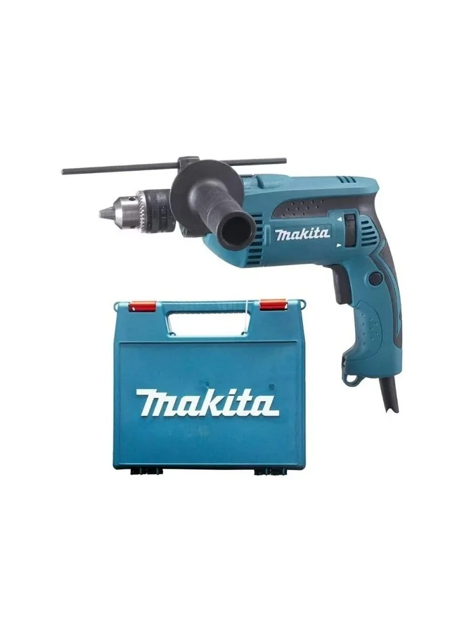 Professional Compact Impact Hammer Drill 680W with 16mm Chuck Capacity (Blue) xuhne