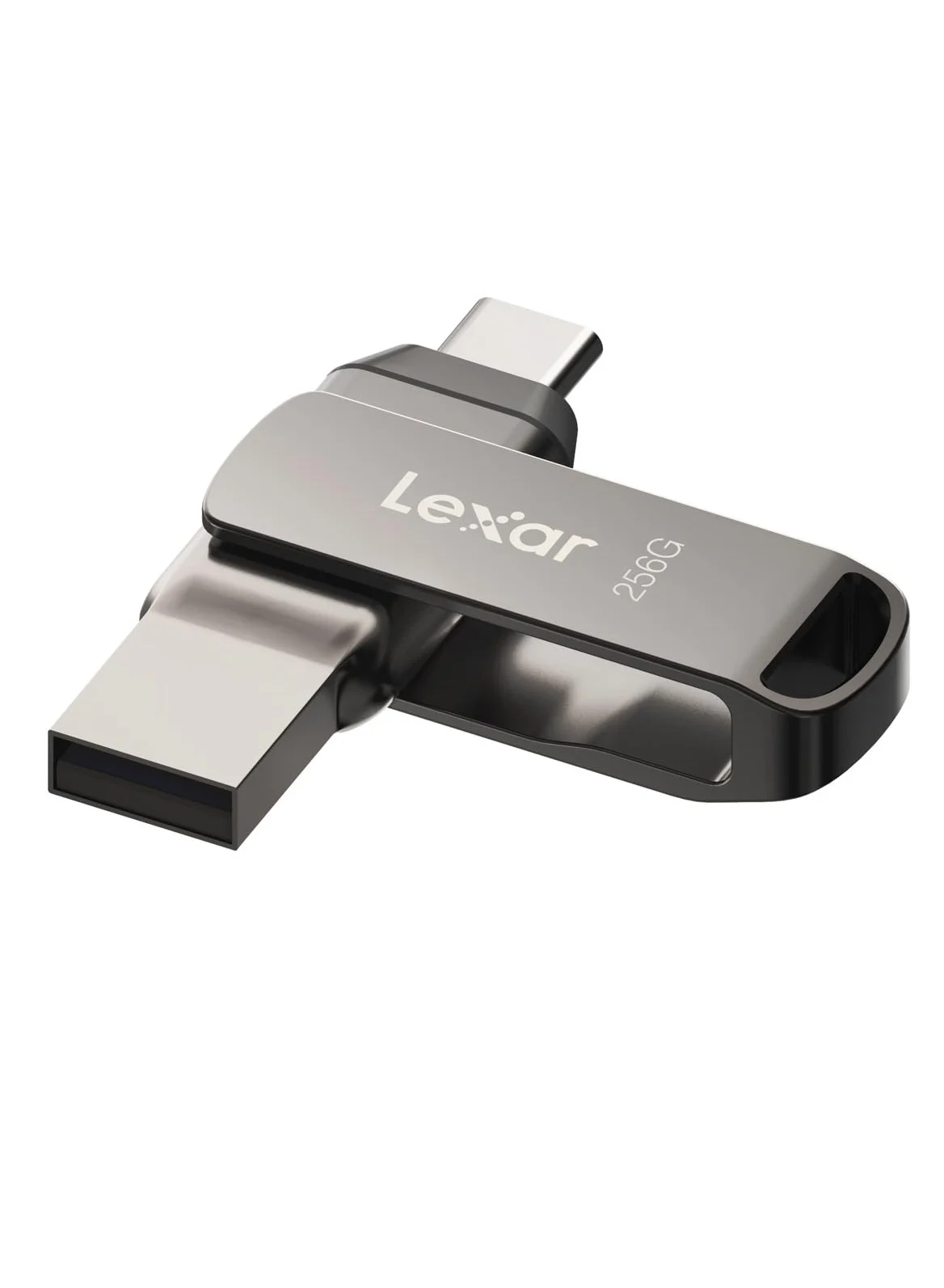 Premium USB Flash Drive 256GB High-Speed Data Storage Device (Titanium, 256GB) s7hv5