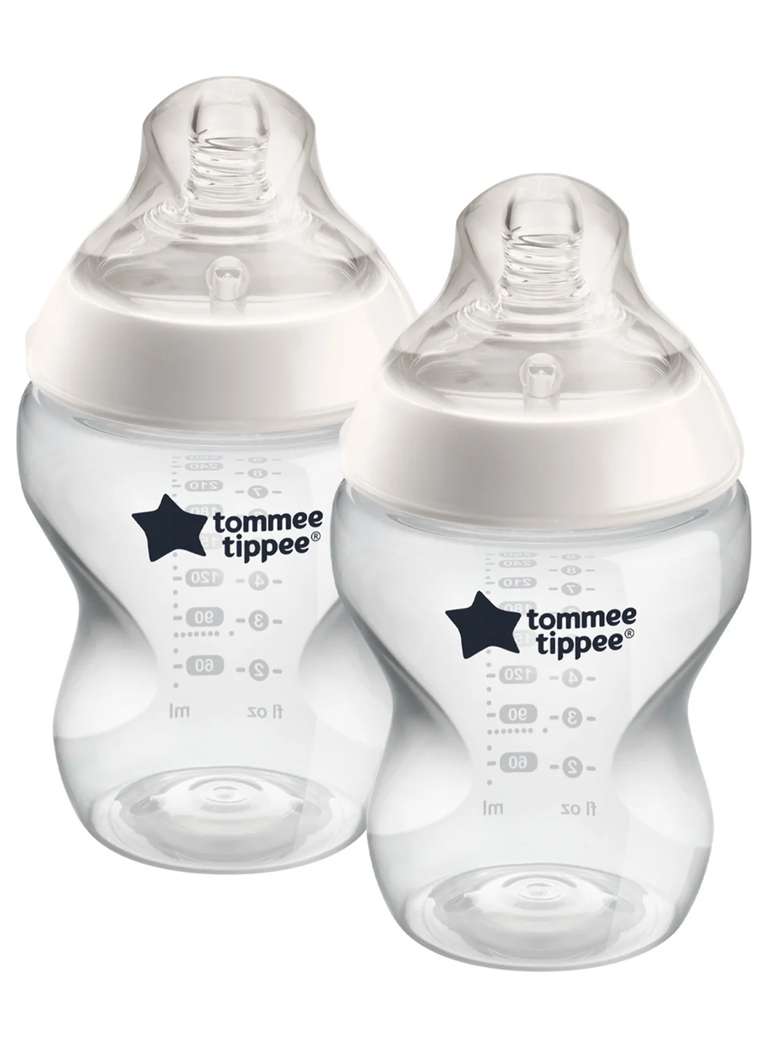 Premium Baby Feeding Set with Anti-Colic Valve (Clear, 2 x 260 mL) jop80
