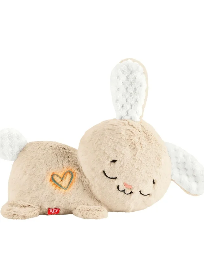 Premium Plush Bunny Soother with Music and Soft Light for Newborns (Portable, 25 cm) rbea5