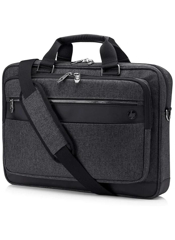 Premium Executive Laptop Messenger Bag (Grey, 15.9 Inch) Water-Resistant Business Briefcase with Adjustable Shoulder Strap zws9t