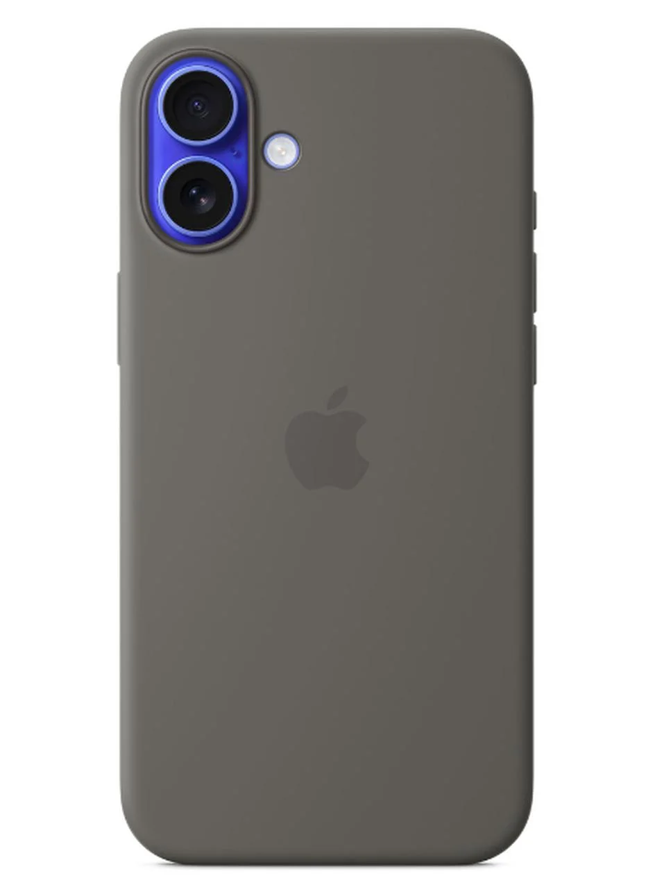 Premium Smart Silicone Protective Case for 16 Plus (Stone Gray, 1 Pack) g4r7u