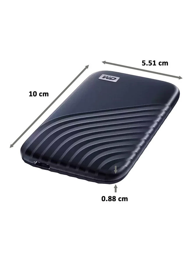 Portable Solid State Drive 1TB USB 3.2 Type-C External Storage with Password Protection (1TB) 711d0