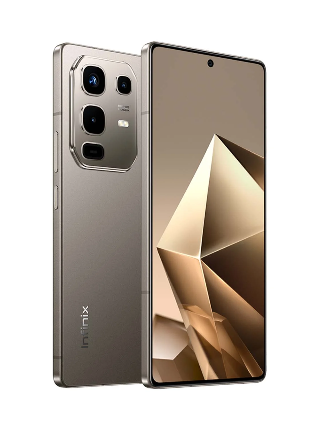 Infinix Note 50 Dual SIM Smartphone 8GB RAM 256GB Storage 4G Titanium Grey (Middle East Version) qplyb