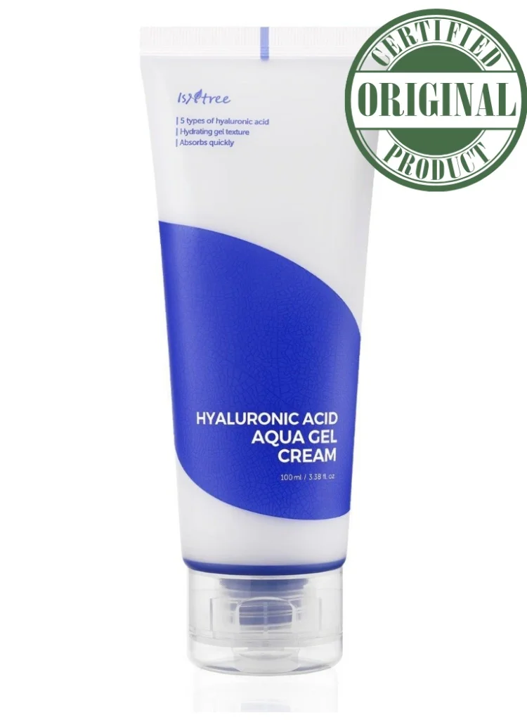 IsNtree Hyaluronic Acid Aqua Gel Cream for Deep Hydration and Plumping Effect (100 mL) 631hk