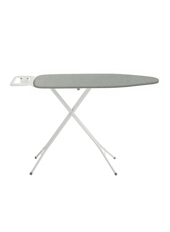 Premium Ironing Board Foldable Metal Surface (Grey, 109x33cm) rvwsl