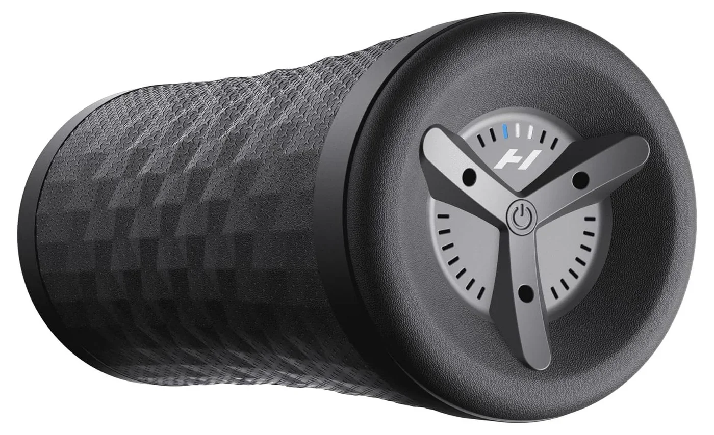 Premium High Intensity Vibrating Foam Roller for Muscle Recovery and Deep Tissue Massage (Black, 1 Unit) v2mtj