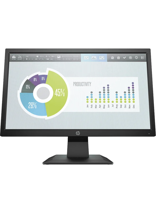 Premium 19.5-inch Business Monitor HD+ Anti-glare Display LED Backlight with HDMI and VGA (Black, 19.5 inch) 8fbj7