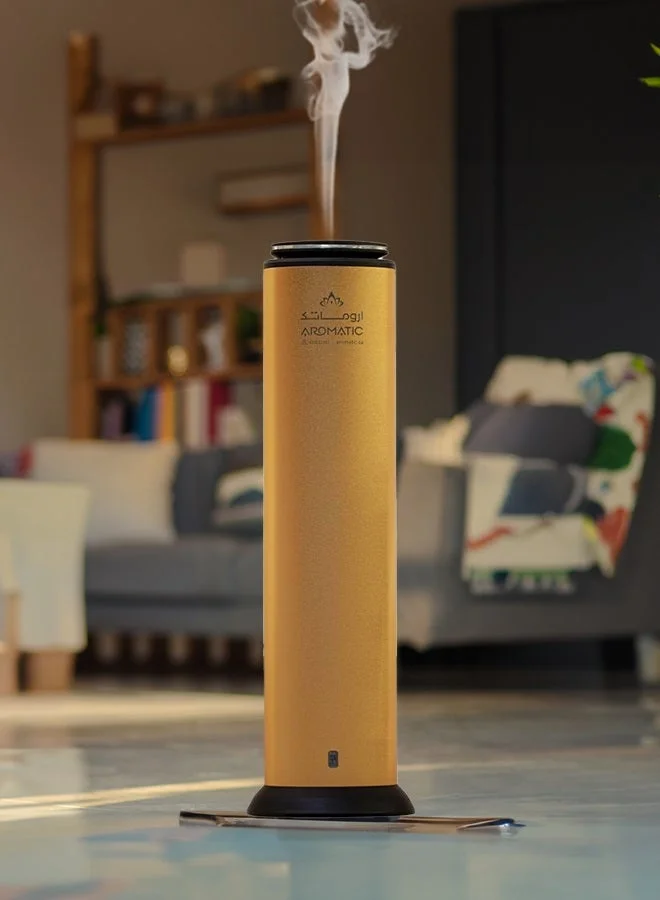Aromatic Premium Fragrance Diffuser Machine (Gold, 74x30x24.5cm) Professional Scenting System for Large Spaces q70td