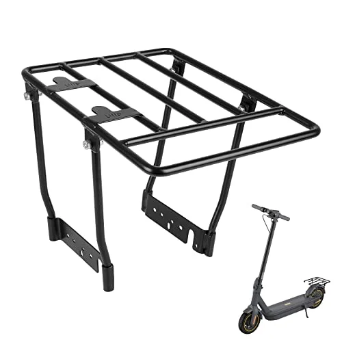 Ulip Electric Scooter Rear Cargo Rack Heavy-Duty Steel Storage Shelf for Commuter Scooters (Black, 15 cm x 30 cm) way6j