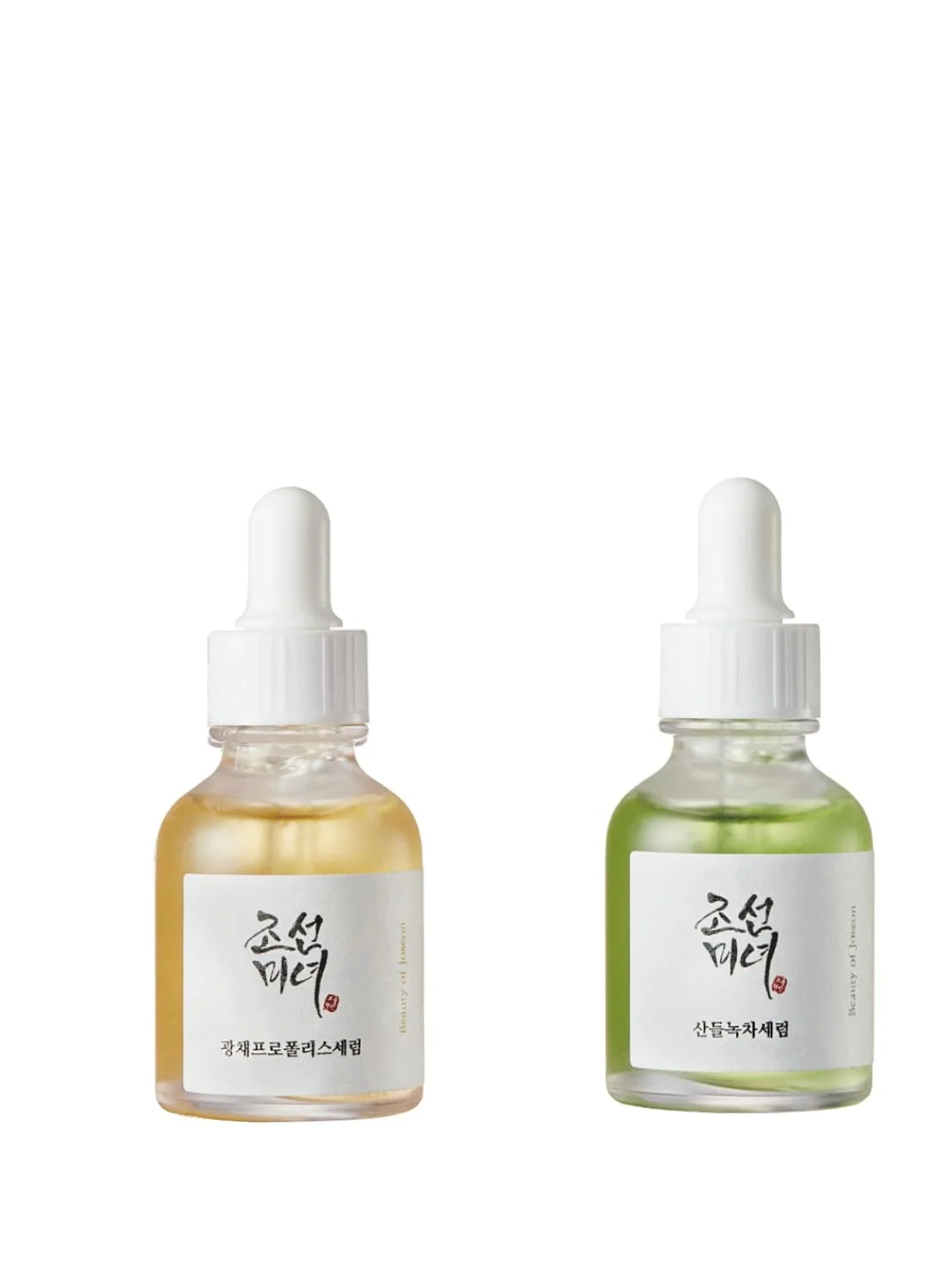 Premium Glow Serum Duo Set with Propolis Niacinamide and Green Tea Panthenol (60 mL) znxk3