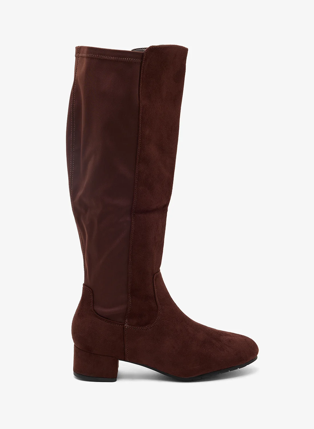 Truffle Knee High Boots Premium Synthetic Leather Low Heel Footwear for Women 2hdq1