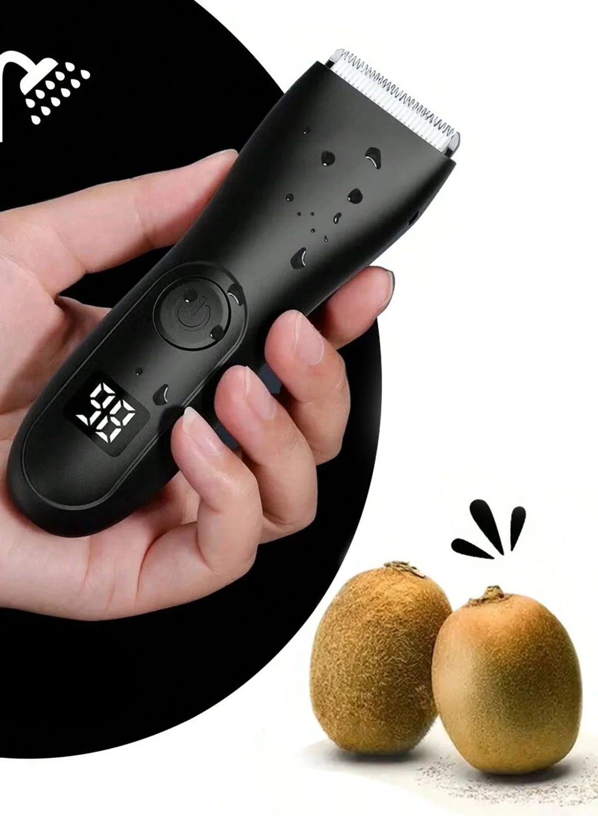 Royal Electric Body Hair Trimmer for Men Waterproof Groomer for Sensitive Areas (Rechargeable, 1 Piece) 451vh