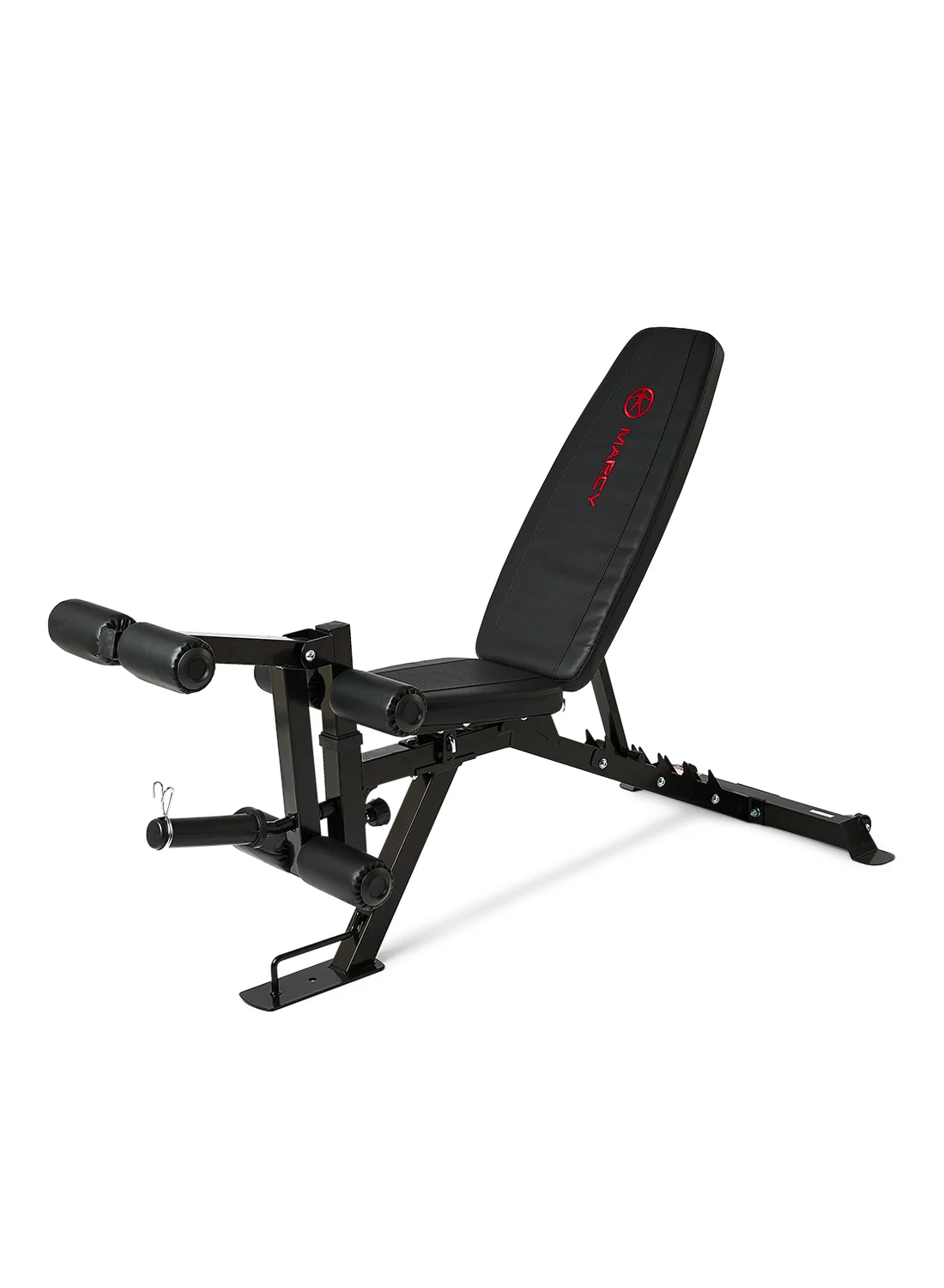 Premium Utility Weight Bench Adjustable Strength Training Equipment for Home Gym (Black, 120 cm) 37c65