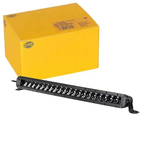Premium Slim Curved LED Lightbar 20 Inch High Beam Off-Road Driving Lamp for Pickup Trucks SUV 4x4 (Black, 50.8 cm) dj1n4