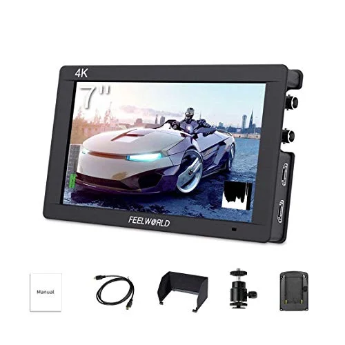 Professional 7 Inch DSLR Field Monitor 4K HDMI 3G SDI Video Assist IPS Display (1920x1200) s63kl