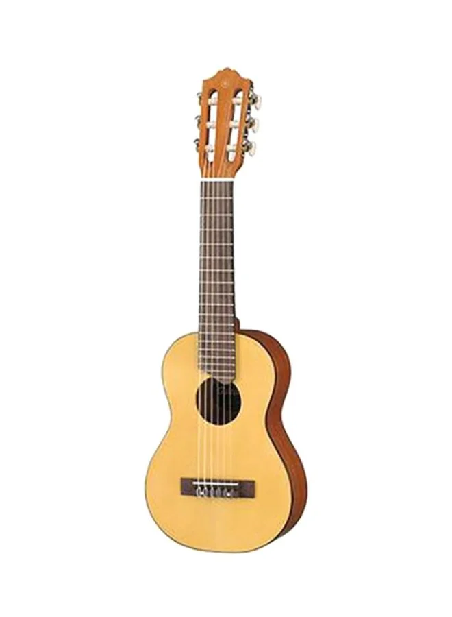 Premium Classical Guitalele Compact 6-String Acoustic Guitar (Beige, 70 cm) kg1a3