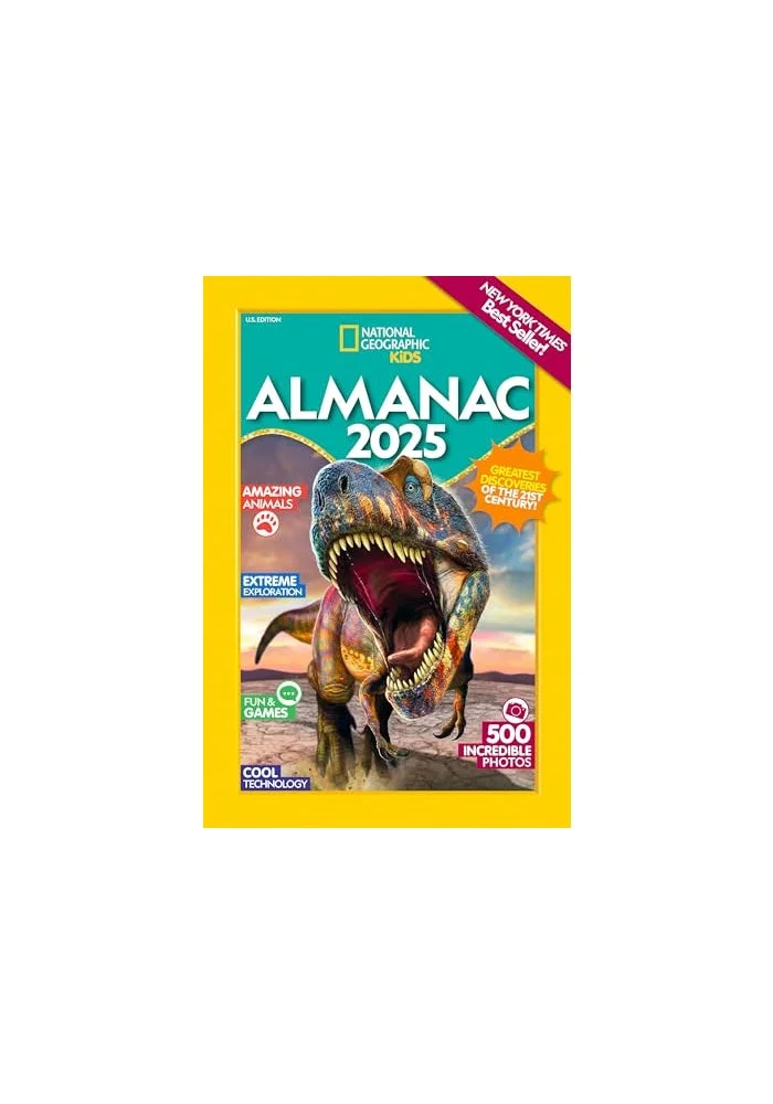 National Geographic Kids Almanac 2025 Educational Reference Book for Children (Hardcover, 352 Pages) cqd83