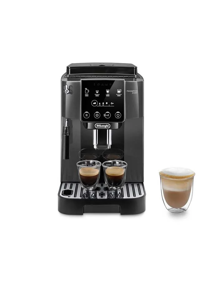 Premium Fully Automatic Coffee Machine with Integrated Milk Frother and 13 Grinder Settings (Black, 1.8 L) xegrk