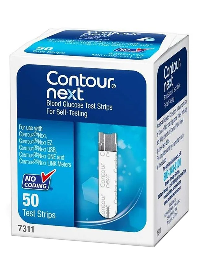 Ascensia Contour Next Blood Glucose Test Strips (50 Strips) x95wd