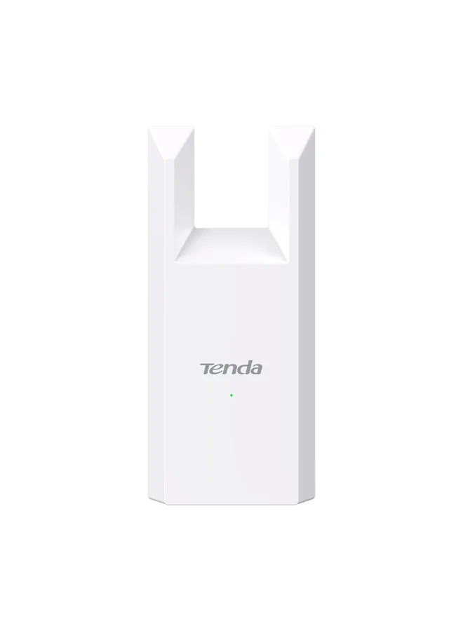 Wireless Wi-Fi Range Extender N300 Signal Booster with Dual High-Gain Antennas and Ethernet Port (White) v8eur